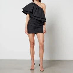 Dresses|Dresses|Dr. Martens Rotate Birger Christensen One-Shoulder Taffeta Mini Dress - DK 32/UK 4
