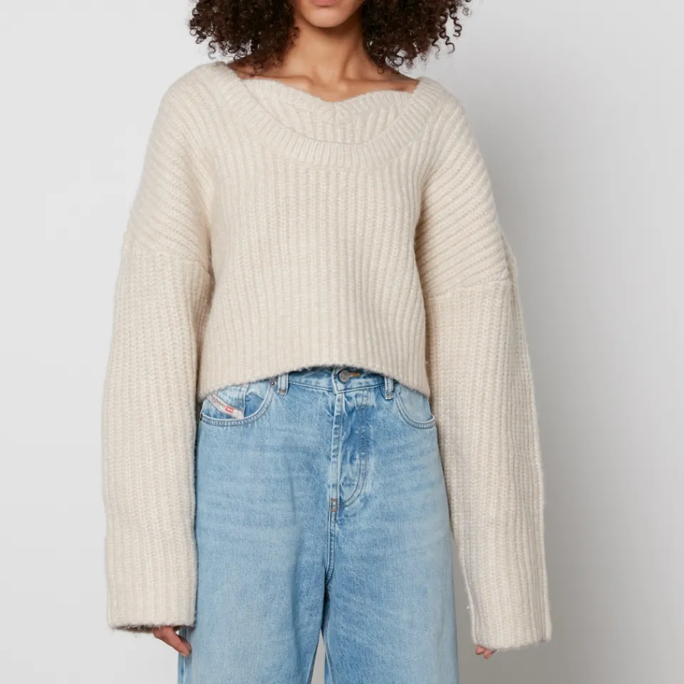 Loungewear|Knitwear|Cras Rotate Birger Christensen Logo Cable-Knit Jumper - DK 40/UK 12