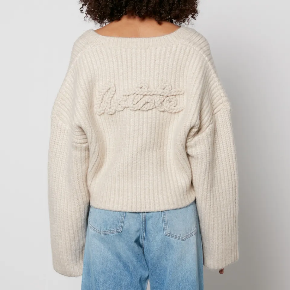 Loungewear|Knitwear|Cras Rotate Birger Christensen Logo Cable-Knit Jumper - DK 40/UK 12