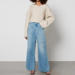 Loungewear|Knitwear|Cras Rotate Birger Christensen Logo Cable-Knit Jumper - DK 40/UK 12
