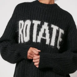 Loungewear|Knitwear|Marant Etoile Rotate Birger Christensen Ribbed-Knit Oversized Jumper - DK 34/UK 6