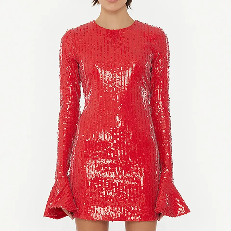 Dresses|Dresses|Dr. Martens Rotate Birger Christensen Sequinned Mini Dress - DK 32/UK 4