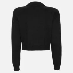 Knitwear|ROTATE Birger Christensen Firm Cotton-Blend Knit Cardigan - DK 44/UK 16