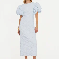 Dresses|Dresses|ROTATE Birger Christensen Textured Cloqué Puffy Dress - UK 12