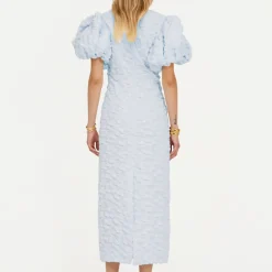 Dresses|Dresses|ROTATE Birger Christensen Textured Cloqué Puffy Dress - UK 12