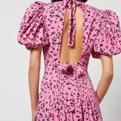 Dresses|Dresses|RIXO Rotate Birger Christensen Floral-Jacquard Midi Dress - DK 32/UK 4