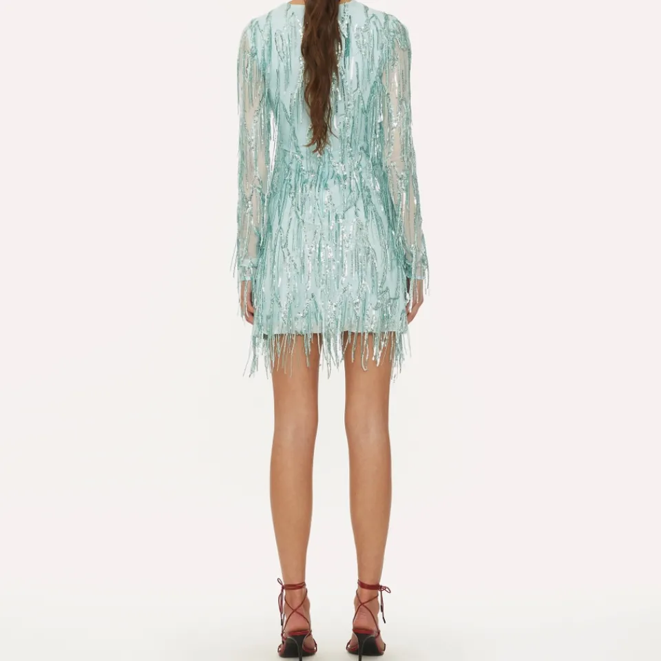Dresses|Dresses|Dr. Martens Rotate Birger Christensen Sequinned Mesh Mini Dress - DK 38/UK 12