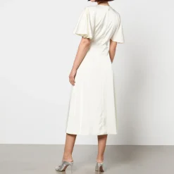 Dresses|Dresses|Dr. Martens Rotate Birger Christensen Satin Slit Midi Dress - DK 36/UK 8