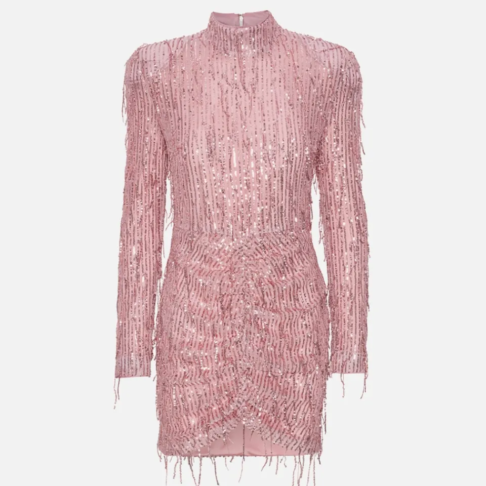 Dresses|Dresses|Dr. Martens Rotate Birger Christensen Sequinned Mesh Mini Dress - DK 44/UK 16