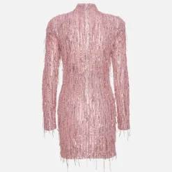 Dresses|Dresses|Dr. Martens Rotate Birger Christensen Sequinned Mesh Mini Dress - DK 44/UK 16