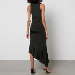 Dresses|Dresses|Stine Goya Rotate Birger Christensen Asymmetric Stretch-Jersey Dress - DK 34/UK 6