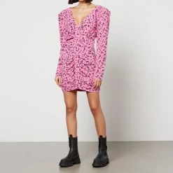 Dresses|Dresses|ROTATE Birger Christensen Floral-Jacquard Mini Dress - DK 32/UK 4