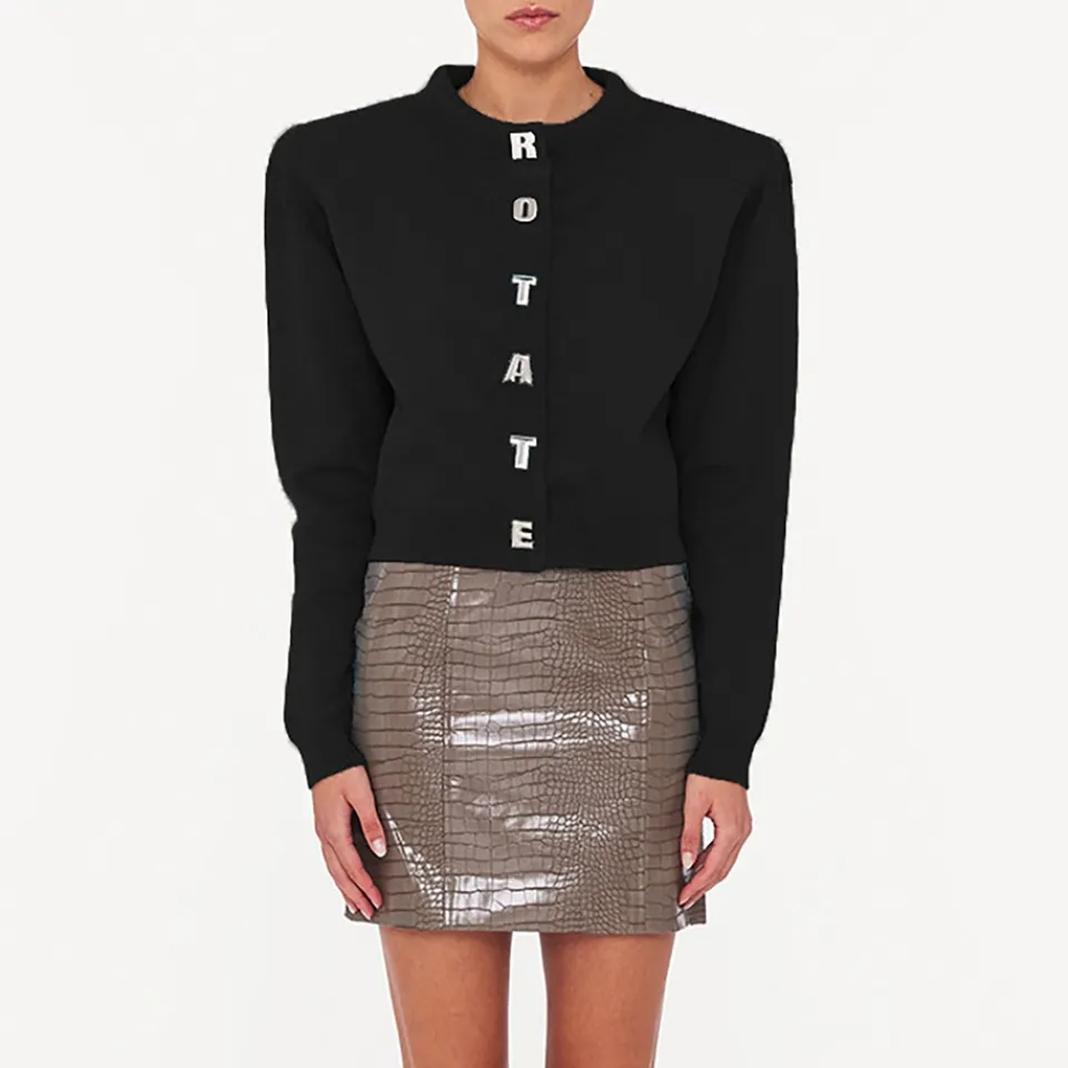 Knitwear|Dr. Martens ROTATE Birger Christensen Knitted Cardigan - DK 34/UK 6
