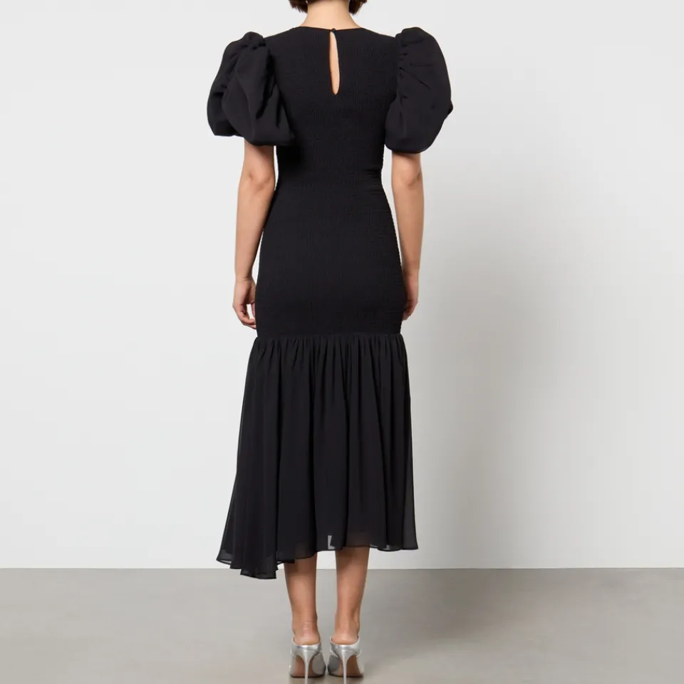 Dresses|Dresses|Sleeper Rotate Birger Christensen Recycled Chiffon Puff Sleeve Dress - DK 34/UK 6