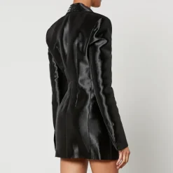 Dresses|Dresses|Dr. Martens Rotate Birger Christensen Embellished Satin-Twill Blazer Dress - DK 36/UK 10