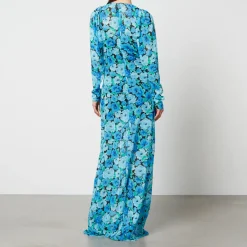 Dresses|Dresses|Dr. Martens Rotate Birger Christensen Printed Chiffon Maxi Dress - DK 32/UK 4