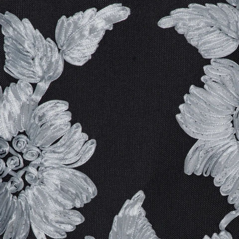 Dresses|Dresses|ROTATE Birger Christensen Floral-Appliquéd Mesh Dress - DK 32/UK 4