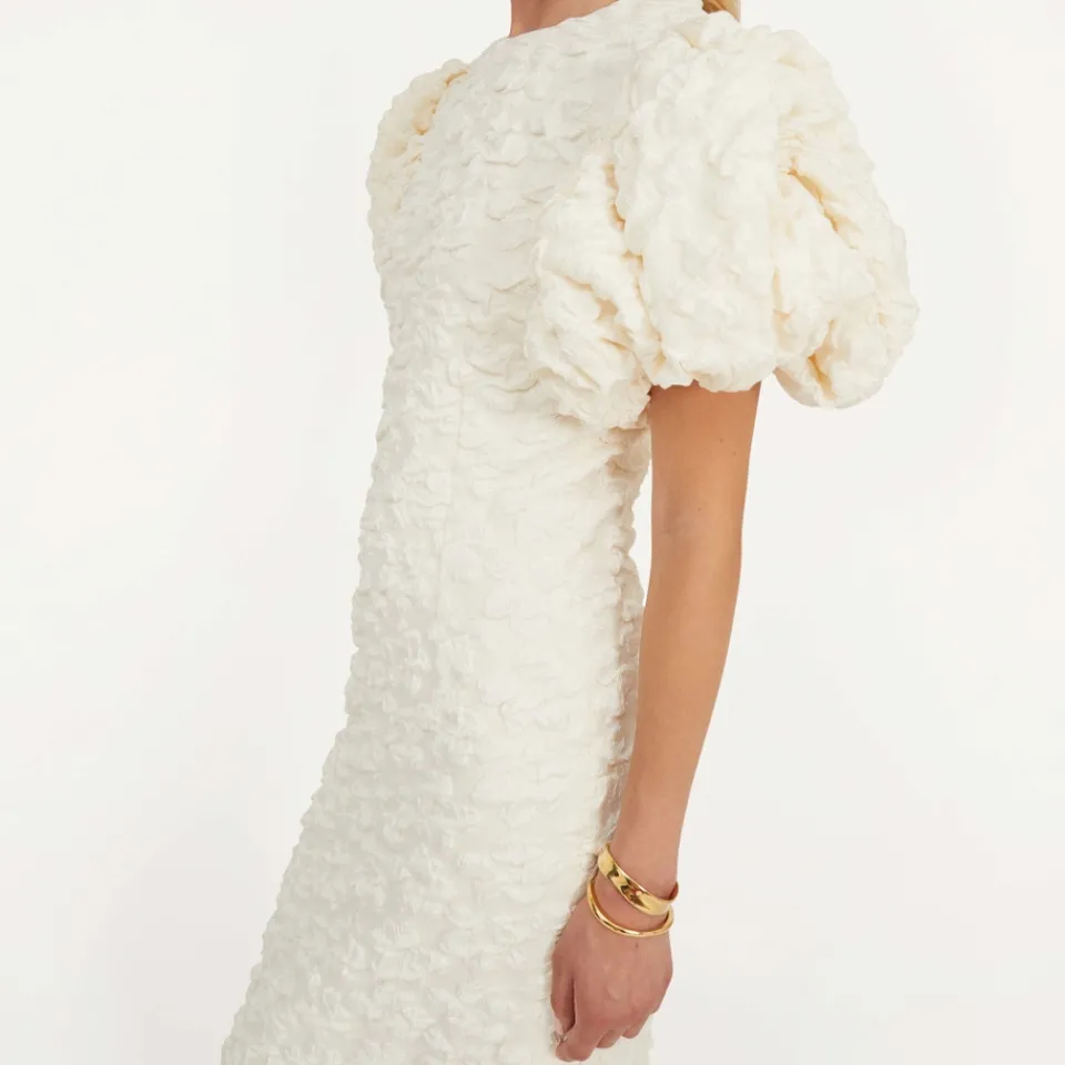 Dresses|Dresses|Dr. Martens ROTATE Birger Christensen Textured Cloqué Midi Dress - DK 34/UK 6