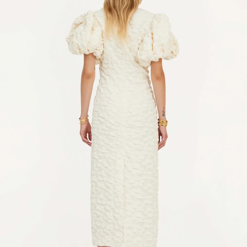 Dresses|Dresses|Dr. Martens ROTATE Birger Christensen Textured Cloqué Midi Dress - DK 34/UK 6