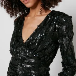 Dresses|Dresses|Dr. Martens Rotate Birger Christensen Sequined Mesh Mini Dress - DK 38/UK 10