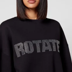Sportswear|Loungewear|Rotate Sunday Rotate Logo-Embellished Cotton-Jersey Sweatshirt - S
