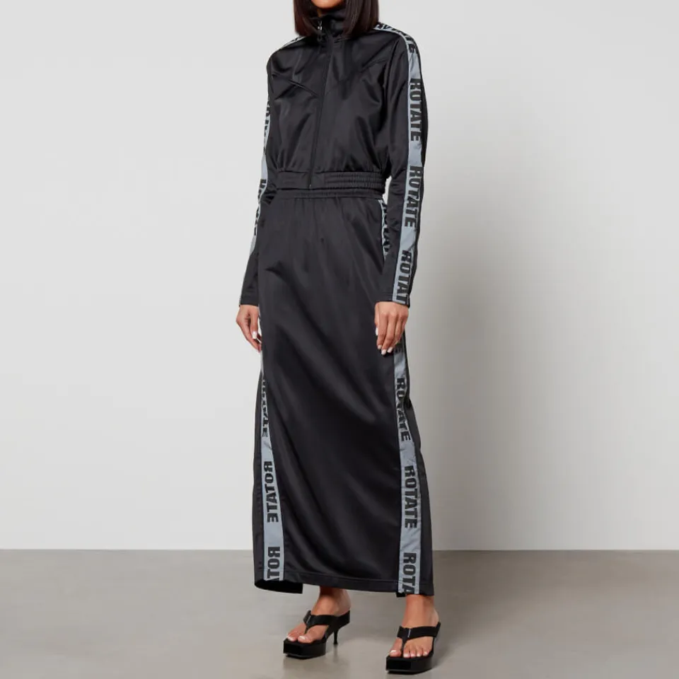 Skirts|Skirts|Café Kitsuné Rotate Logo-Print Shell Maxi Skirt - XS