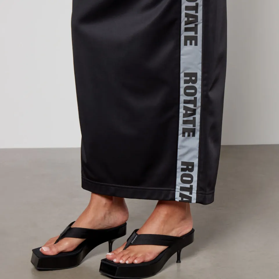 Skirts|Skirts|Café Kitsuné Rotate Logo-Print Shell Maxi Skirt - XS