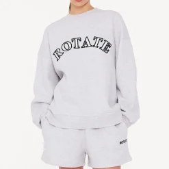 Sportswear|Loungewear|Rotate Sunday Cotton-Jersey Relaxed Sweatshirt - XS