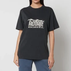 Sportswear|Loungewear|Rotate Sunday Enzyme Logo Organic Cotton T-Shirt - XS