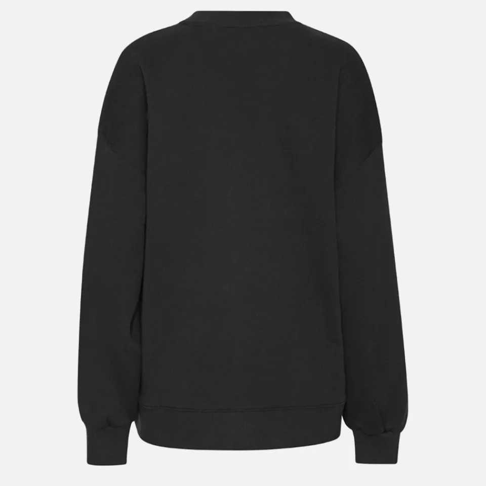 Sportswear|Loungewear|Ganni Rotate Sunday Heavy Crewneck Cotton-Jersey Sweatshirt - XS