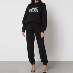 Trousers|Sportswear|Rotate Sunday Logo-Embroidered Cotton-Jersey Joggers - S