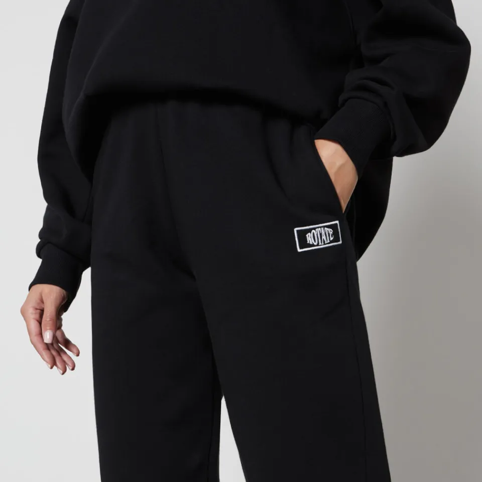 Trousers|Sportswear|Rotate Sunday Logo-Embroidered Cotton-Jersey Joggers - S