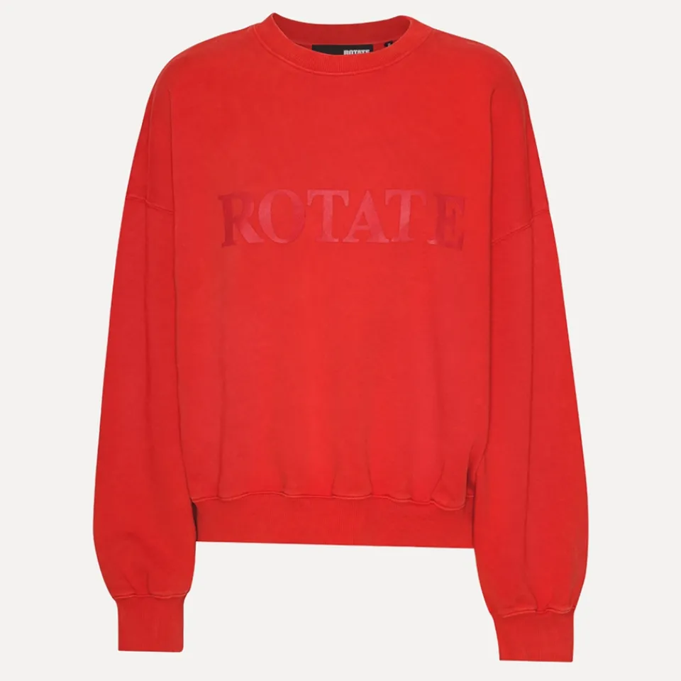 Sweatshirts|Sportswear|Rotate Sunday Relaxed Cotton-Jersey Sweatshirt - L