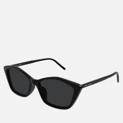 Sunglasses|Sunglasses|Dr. Martens Saint Laurent Angular Recycled Acetate Cat-Eye Sunglasses