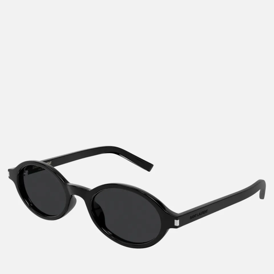 Sunglasses|Sunglasses|Dr. Martens Saint Laurent Jeanne Oval-Frame Acetate Sunglasses