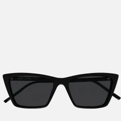 Sunglasses|Sunglasses|Dr. Martens Saint Laurent Mica Thin Cat Eye Acetate Sunglasses
