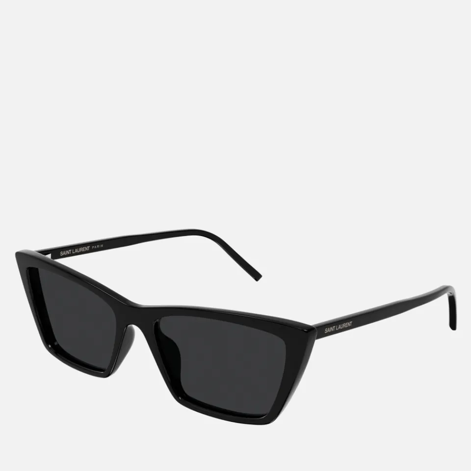 Sunglasses|Sunglasses|Dr. Martens Saint Laurent Mica Thin Cat Eye Acetate Sunglasses