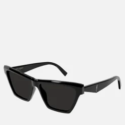 Sunglasses|Sunglasses|Dr. Martens Saint Laurent Monogram Cat-Eye Acetate Sunglasses