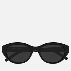 Sunglasses|Sunglasses|Dr. Martens Saint Laurent Monogram Oval Acetate Sunglasses