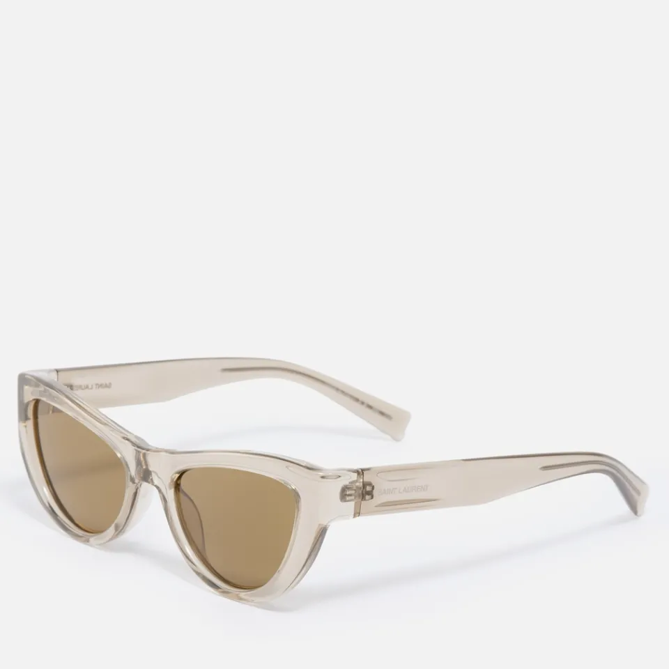 Sunglasses|Sunglasses|Dr. Martens Saint Laurent Script Acetate Cat-Eye Sunglasses