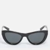 Sunglasses|Sunglasses|Barbour Saint Laurent Script Acetate Cat-Eye Sunglasses