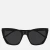 Sunglasses|Sunglasses|Dr. Martens Saint Laurent Thin Kate Cat-Eye Acetate Sunglasses