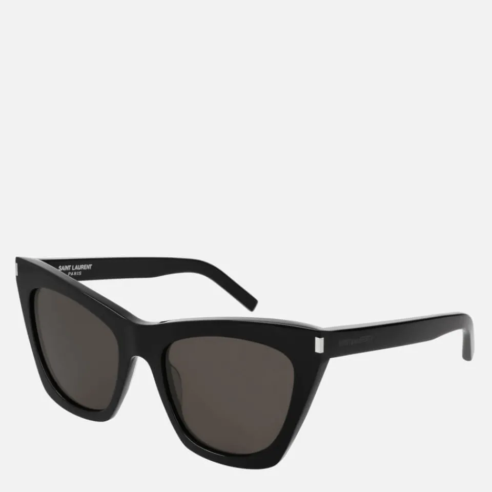 Sunglasses|Sunglasses|Saint Laurent Women's Kate Cateye Sunglasses - BLACK