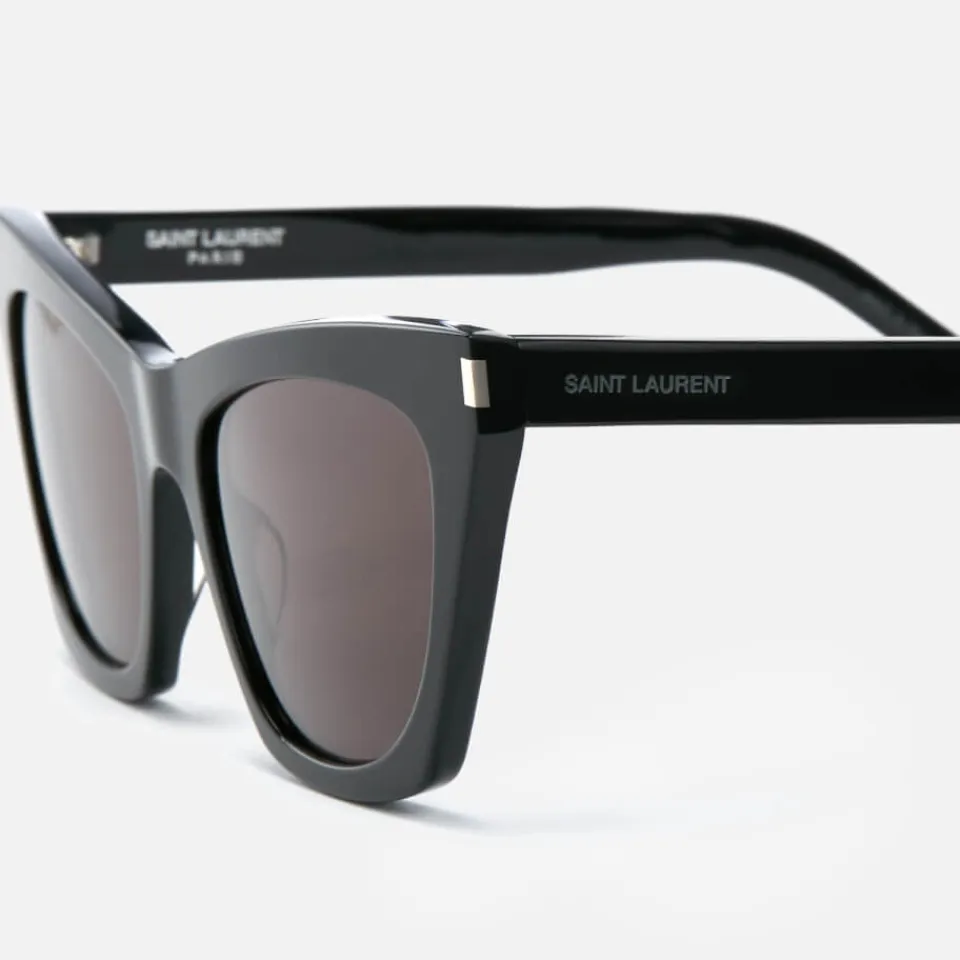 Sunglasses|Sunglasses|Saint Laurent Women's Kate Cateye Sunglasses - BLACK