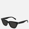 Sunglasses|Sunglasses|Dr. Martens Saint Laurent Women's Sulpice Cateye Sunglasses - BLACK