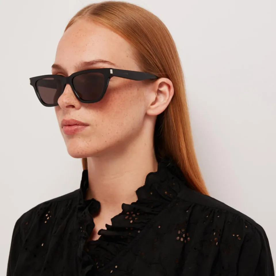 Sunglasses|Sunglasses|Dr. Martens Saint Laurent Women's Sulpice Cateye Sunglasses - BLACK