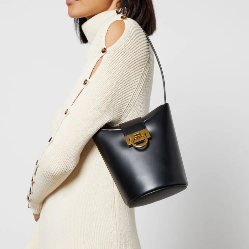 Bags|Dr. Martens Salvatore Ferragamo Trifolio Leather Bucket Bag