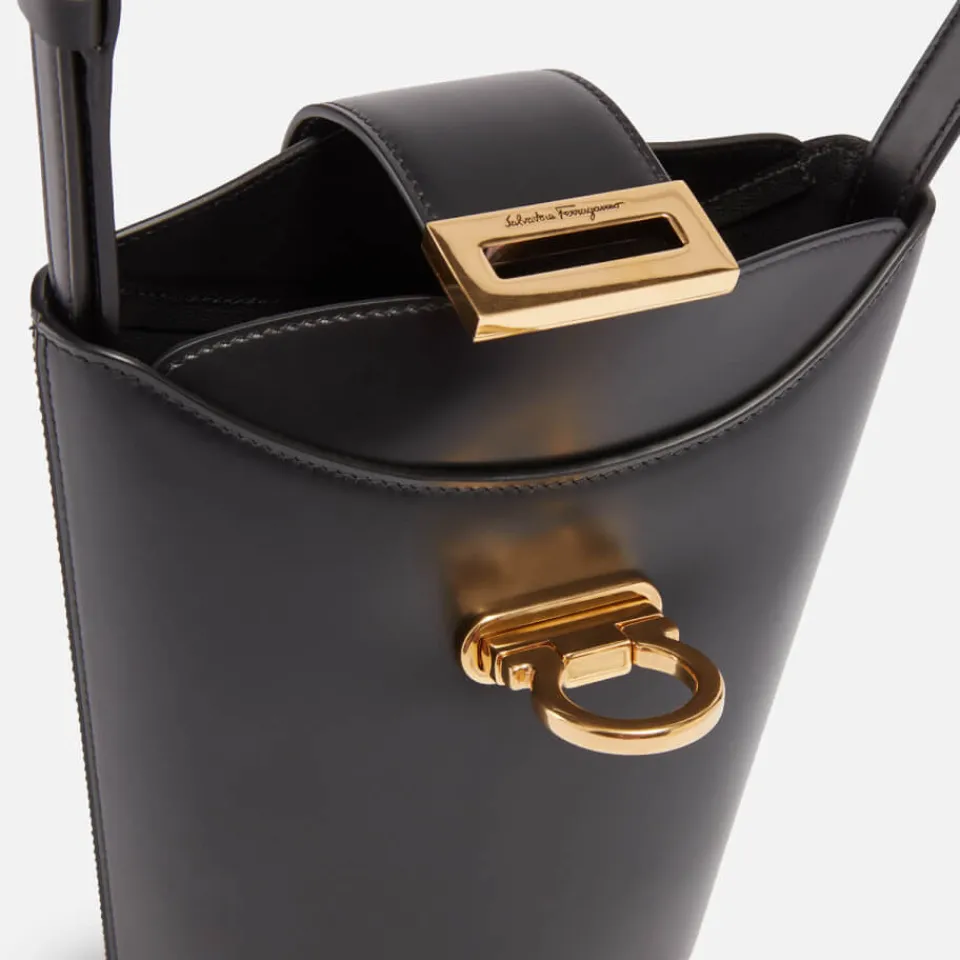 Bags|Dr. Martens Salvatore Ferragamo Trifolio Leather Bucket Bag