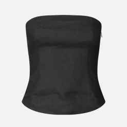 T-Shirts And Tops|Dr. Martens Samsøe Samsøe Saelynn Linen Bandeau Top - M