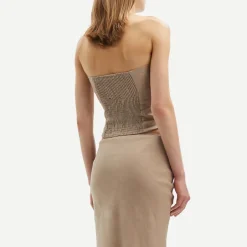 T-Shirts And Tops|ïn home Samsøe Samsøe Saelynn Linen Bandeau Top - L
